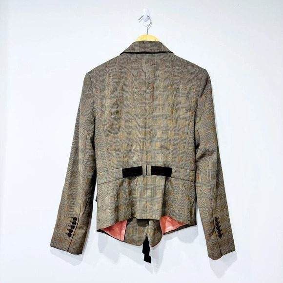 InWear Vintage brown plaid  jacket - Picture 10 of 12